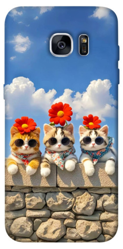 Чехол itsPrint Flower cats для Samsung G935F Galaxy S7 Edge