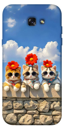 Чохол itsPrint Flower cats для Samsung A720 Galaxy A7 (2017)