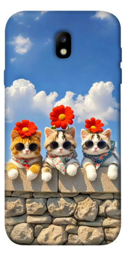 Чехол itsPrint Flower cats для Samsung J730 Galaxy J7 (2017)