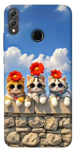 Чехол itsPrint Flower cats для Huawei Honor 8X