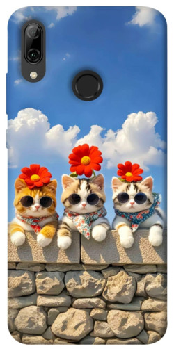 Чехол itsPrint Flower cats для Huawei P Smart (2019)