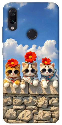 Чехол itsPrint Flower cats для Xiaomi Redmi Note 7 / Note 7 Pro / Note 7s