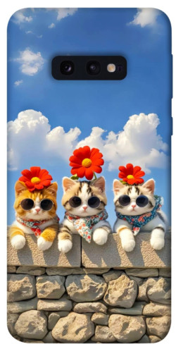 Чехол itsPrint Flower cats для Samsung Galaxy S10e