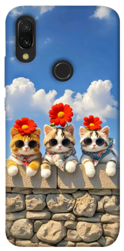 Чехол itsPrint Flower cats для Xiaomi Redmi 7