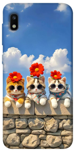 Чохол itsPrint Flower cats для Samsung Galaxy A10 (A105F)
