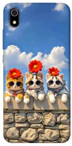 Чохол itsPrint Flower cats для Xiaomi Redmi 7A
