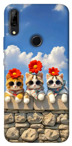 Чехол itsPrint Flower cats для Huawei P Smart Z