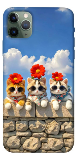 Чехол itsPrint Flower cats для Apple iPhone 11 Pro Max (6.5")