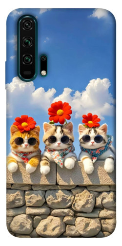 Чохол itsPrint Flower cats для Huawei Honor 20 Pro