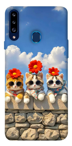 Чехол itsPrint Flower cats для Samsung Galaxy A20s