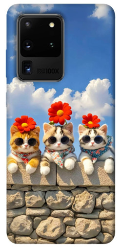 Чехол itsPrint Flower cats для Samsung Galaxy S20 Ultra
