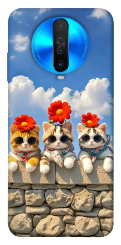 Чохол itsPrint Flower cats для Xiaomi Redmi K30