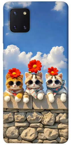 Чохол itsPrint Flower cats для Samsung Galaxy Note 10 Lite (A81)