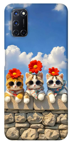 Чехол itsPrint Flower cats для Oppo A52 / A72 / A92