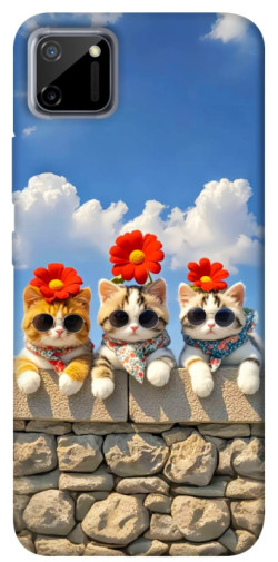 Чохол itsPrint Flower cats для Realme C11