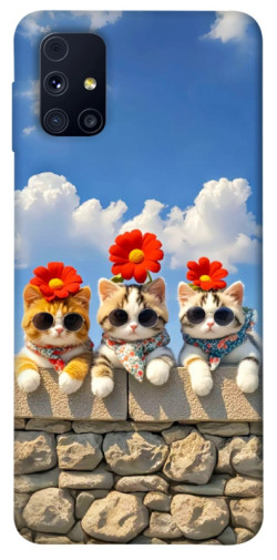 Чехол itsPrint Flower cats для Samsung Galaxy M31s