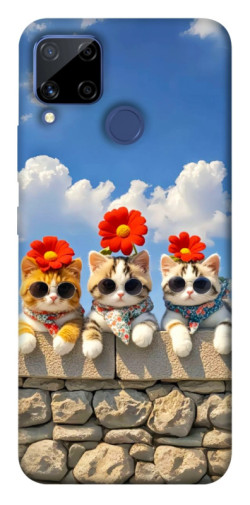 Чохол itsPrint Flower cats для Realme C15