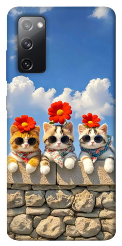 Чохол itsPrint Flower cats для Samsung Galaxy S20 FE