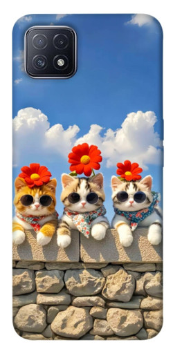 Чохол itsPrint Flower cats для Oppo A73