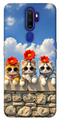 Чохол itsPrint Flower cats для Oppo A5 (2020) / Oppo A9 (2020)