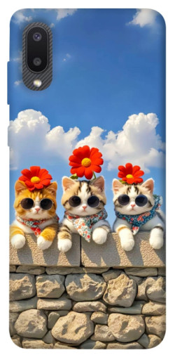 Чехол itsPrint Flower cats для Samsung Galaxy A02