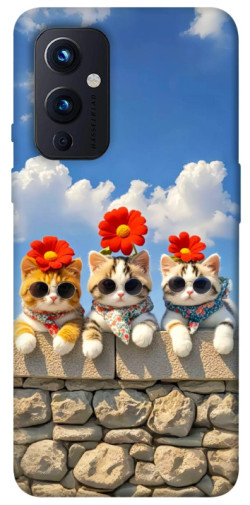 Чехол itsPrint Flower cats для OnePlus 9