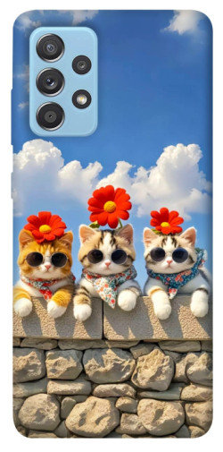 Чехол itsPrint Flower cats для Samsung Galaxy A52 4G / A52 5G