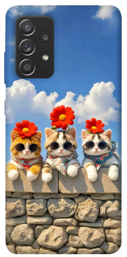Чехол itsPrint Flower cats для Samsung Galaxy A72 4G / A72 5G