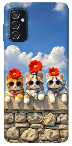 Чехол itsPrint Flower cats для Samsung Galaxy M52