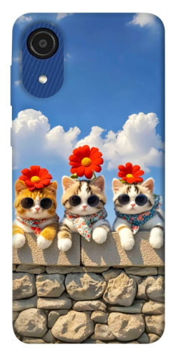 Чохол itsPrint Flower cats для Samsung Galaxy A03 Core