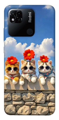 Чохол itsPrint Flower cats для Xiaomi Redmi 10A