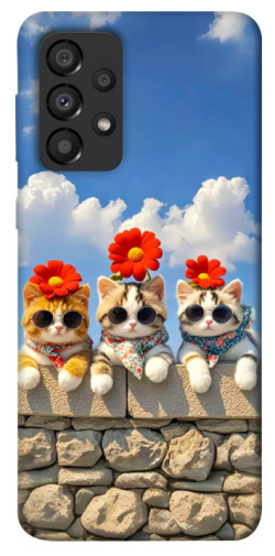 Чохол itsPrint Flower cats для Samsung Galaxy A33 5G