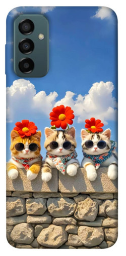 Чохол itsPrint Flower cats для Samsung Galaxy M23 5G
