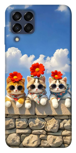 Чехол itsPrint Flower cats для Samsung Galaxy M33 5G