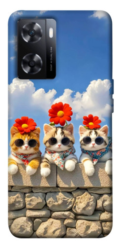Чехол itsPrint Flower cats для OnePlus Nord N20 SE