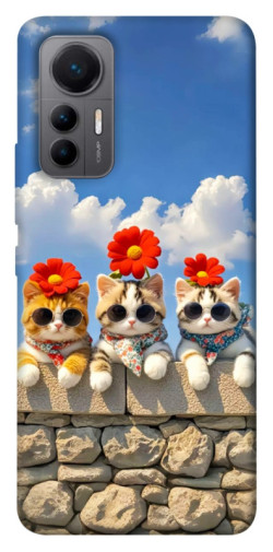 Чехол itsPrint Flower cats для Xiaomi 12 Lite