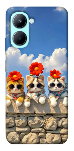 Чохол itsPrint Flower cats для Realme C33