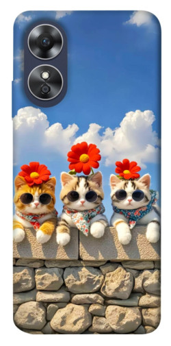 Чехол itsPrint Flower cats для Oppo A17