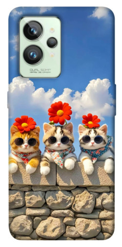 Чехол itsPrint Flower cats для Realme GT2