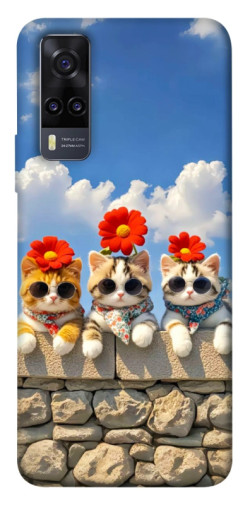Чехол itsPrint Flower cats для Vivo Y31