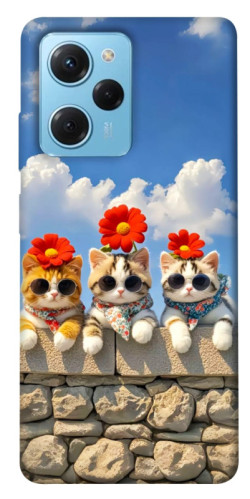 Чехол itsPrint Flower cats для Xiaomi Poco X5 Pro 5G