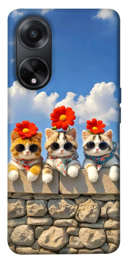 Чехол itsPrint Flower cats для Oppo A98