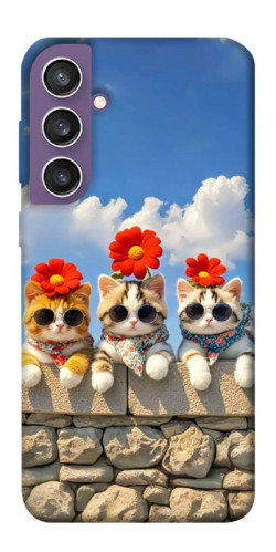 Чехол itsPrint Flower cats для Samsung Galaxy S23 FE