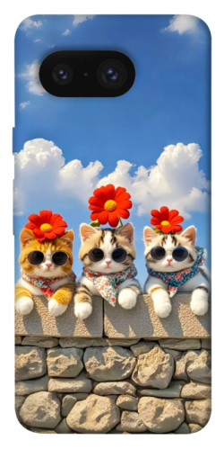 Чехол itsPrint Flower cats для Google Pixel 8