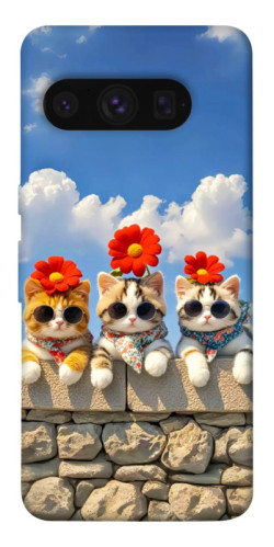 Чехол itsPrint Flower cats для Google Pixel 8 Pro