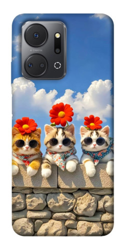 Чехол itsPrint Flower cats для Huawei Honor X7a