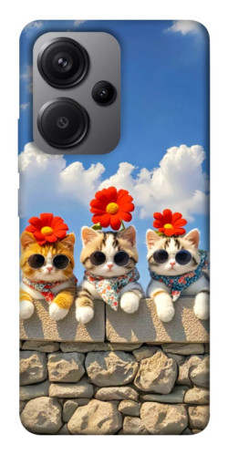 Чехол itsPrint Flower cats для Xiaomi Redmi Note 13 Pro+