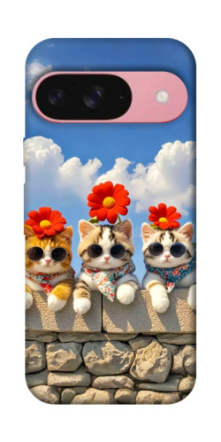 Чехол itsPrint Flower cats для Google Pixel 9