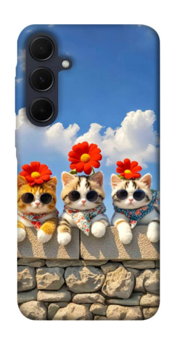 Чехол itsPrint Flower cats для Samsung Galaxy A55