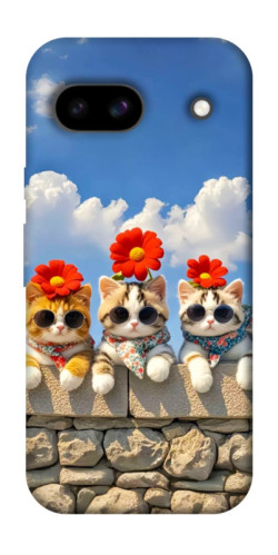 Чехол itsPrint Flower cats для Google Pixel 8a